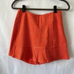 Cabi Orange Matchmaker Skort Style #6360 Tiger Lily. Size 2